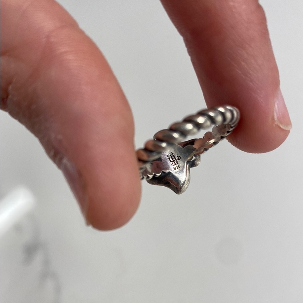 Silver Cross Ring - image 4